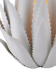 Agave Wall Sconce in Gesso White