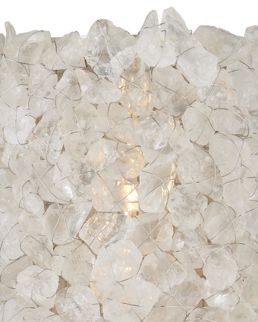 Iconoclast Wall Sconce in Natural / Contemporary Silver Leaf / Contemporary Silver