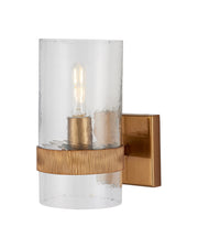 Sudeley Wall Sconce in Clear / Satin Brass