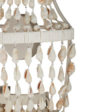 Cybele 2-Light Wall Sconce in Natural / Pearlized White / White