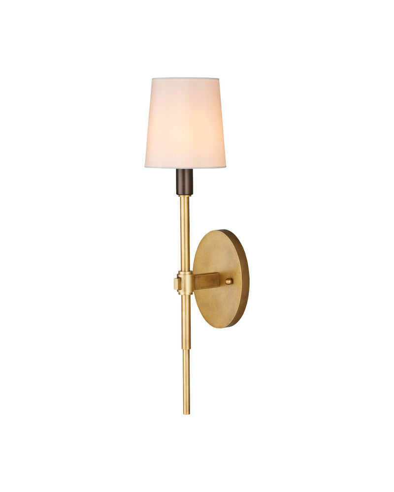 Grigsby 1-Light Wall Sconce in Antique Brass / Bronze