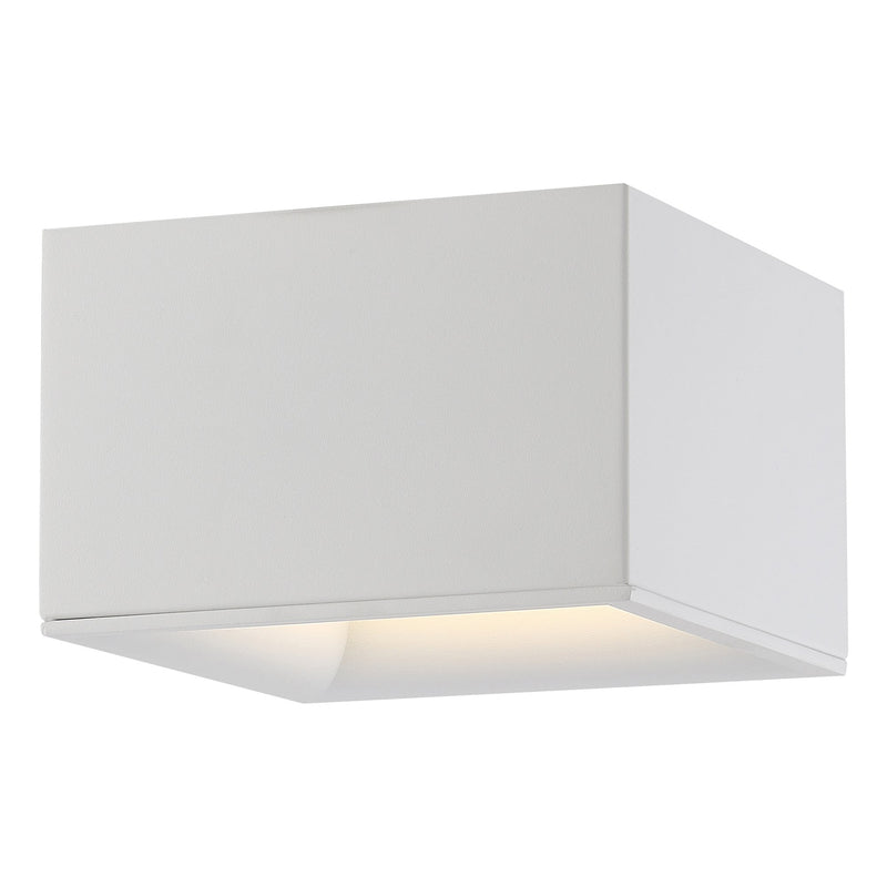 Bloc LED Flush Mount in White