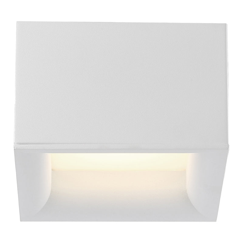 Bloc LED Flush Mount in White