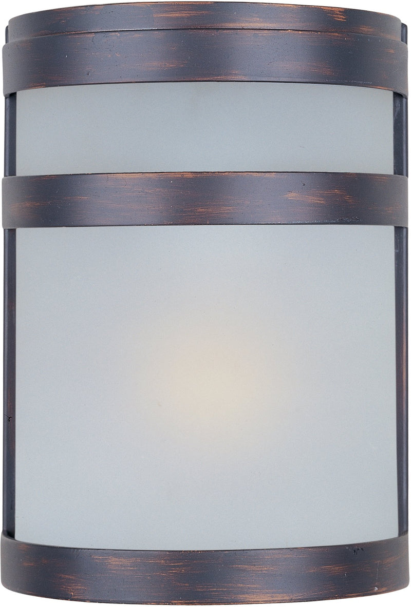Arc 1 Light Outdoor Wall Sconce in Oil Rubbed Bronze