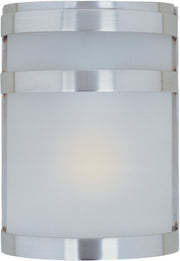 Arc 1 Light Outdoor Wall Sconce in Stainless Steel