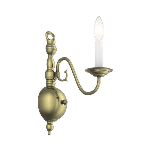 Williamsburgh Wall Sconce in Antique Brass