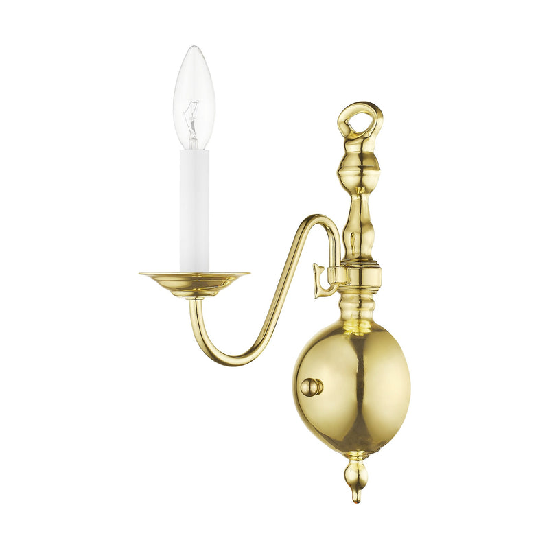 Williamsburgh Wall Sconce in Polished Brass