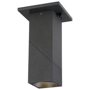 Transformer 120-Volt LED Spotlight Flush Mount in Black