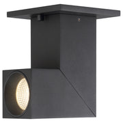 Transformer Dual Voltage LED Spotlight Flush Mount in Black