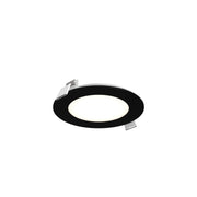 Excel 4" Round Slim Panel Recessed Light in Black