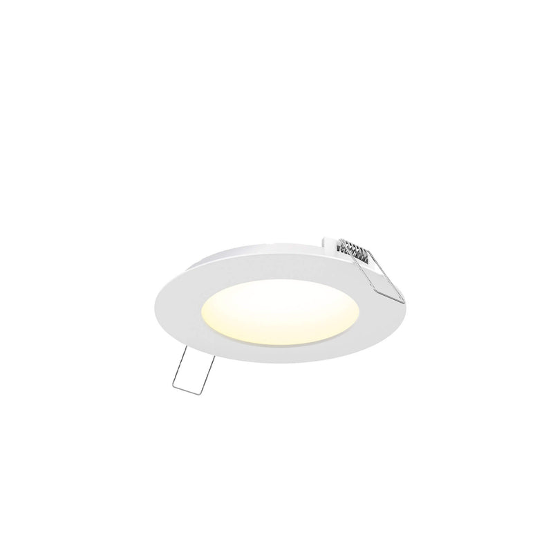 Excel 4" Round Slim Panel Recessed Light in White