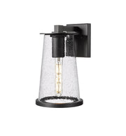 Bar Harbor 1 Light 7.5" Outdoor Wall Light in Sand Black