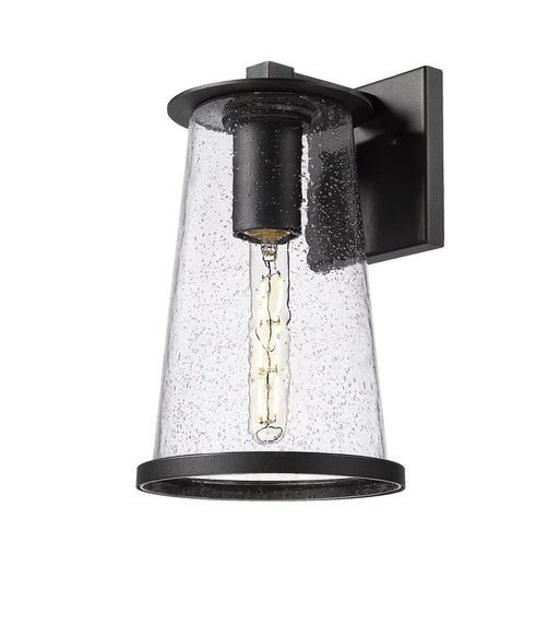 Bar Harbor 1 Light 7.5" Outdoor Wall Light in Sand Black