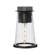 Bar Harbor 1 Light 7.5" Outdoor Wall Light in Sand Black