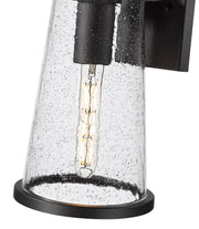 Bar Harbor 1 Light 7.5" Outdoor Wall Light in Sand Black