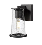 Bar Harbor 1 Light 5" Outdoor Wall Light in Sand Black