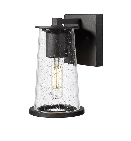 Bar Harbor 1 Light 5" Outdoor Wall Light in Sand Black