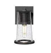 Bar Harbor 1 Light 5" Outdoor Wall Light in Sand Black