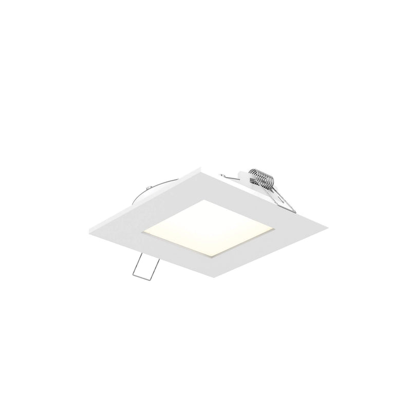 Excel 4" Square Slim Panel Recessed Light in White