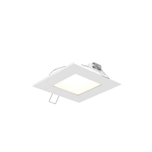 Excel 4" Square Slim Panel Recessed Light in White