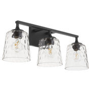 Eldorado 3 Light Vanity in Matte Black