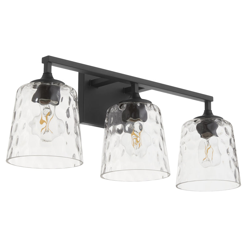 Eldorado 3 Light Vanity in Matte Black