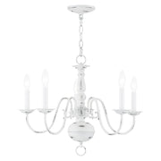 Williamsburgh 5-Light Chandelier in Antique White