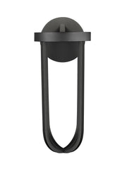 Leland 1 Light 7" Outdoor Wall Light in Sand Black