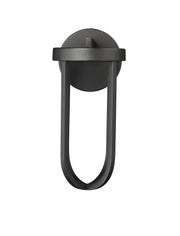 Leland 1 Light 5.5" Outdoor Wall Light in Sand Black