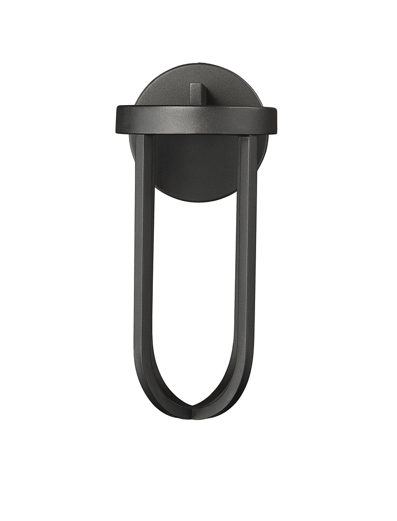 Leland 1 Light 5.5" Outdoor Wall Light in Sand Black