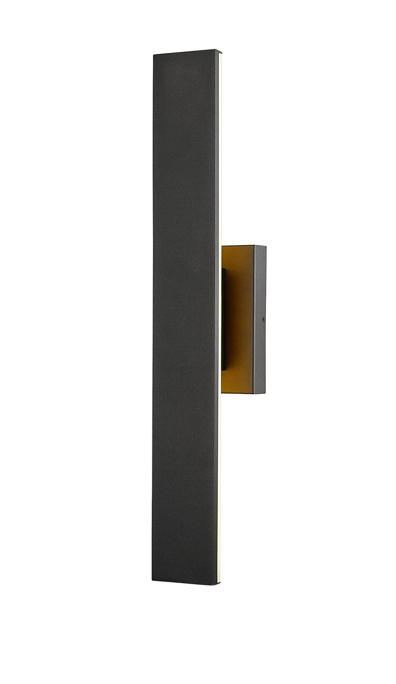 Stylet 2 Light 4.75" Outdoor Wall Light, Sand Black with White Shades, 5006 Series, 24" Tall in Sand Black