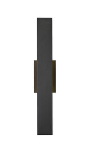 Stylet 2 Light 4.75" Outdoor Wall Light, Sand Black with White Shades, 5006 Series, 24" Tall in Sand Black