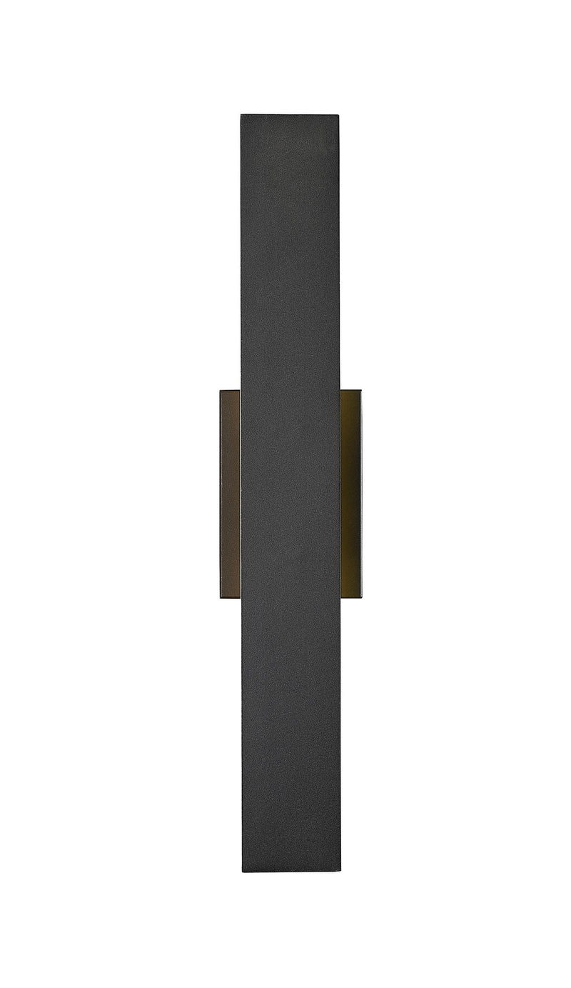 Stylet 2 Light 4.75" Outdoor Wall Light, Sand Black with White Shades, 5006 Series, 24" Tall in Sand Black