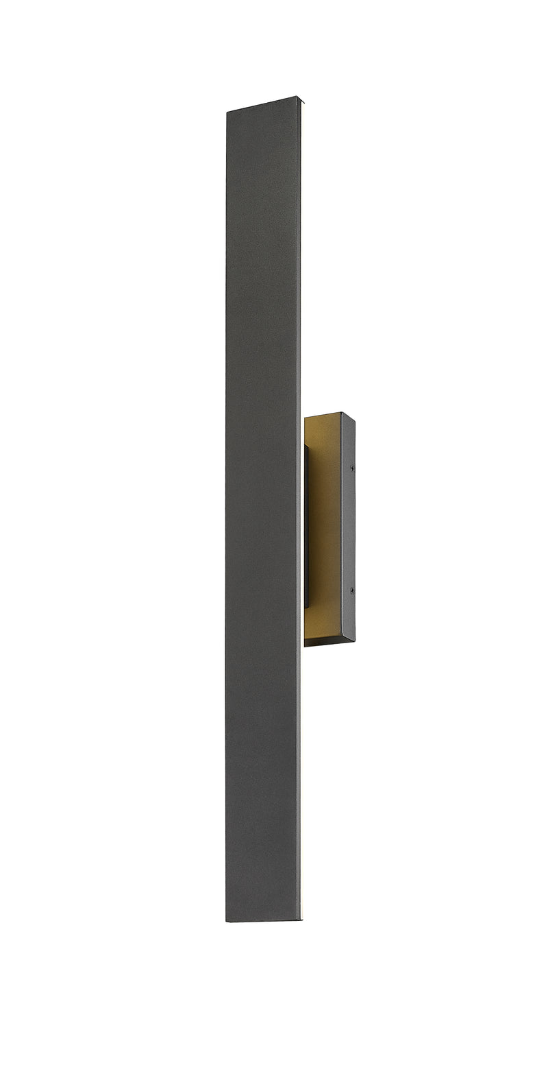 Stylet 2 Light 4.75" Outdoor Wall Light, Sand Black with White Shades, 5006 Series, 36" Tall in Sand Black