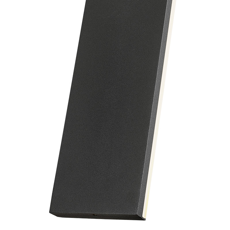 Stylet 2 Light 4.75" Outdoor Wall Light, Sand Black with White Shades, 5006 Series, 36" Tall in Sand Black