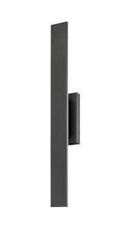 Stylet 2 Light 4.75" Outdoor Wall Light, Sand Black with White Shades, 5006 Series, 36" Tall in Sand Black