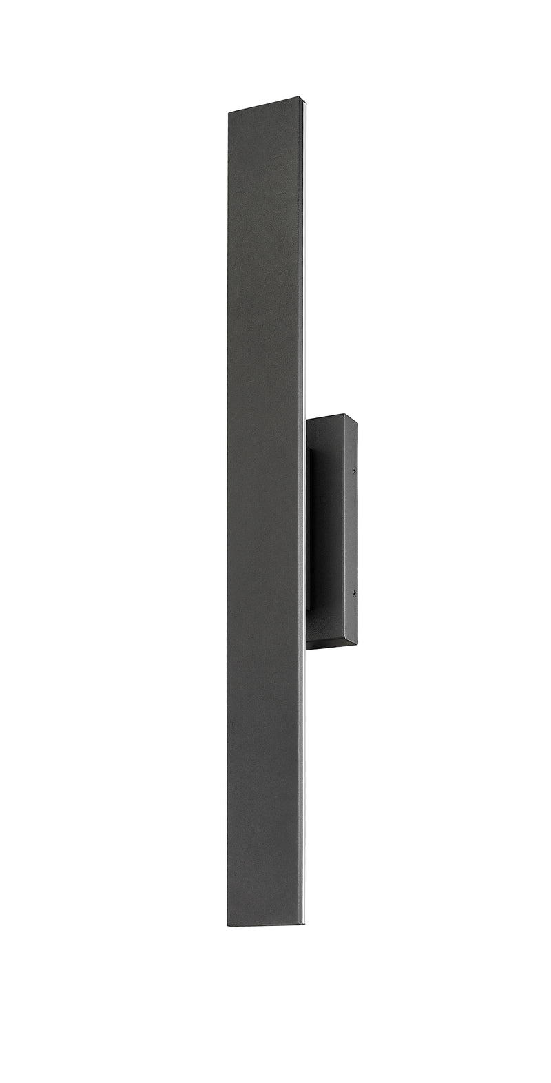 Stylet 2 Light 4.75" Outdoor Wall Light, Sand Black with White Shades, 5006 Series, 36" Tall in Sand Black