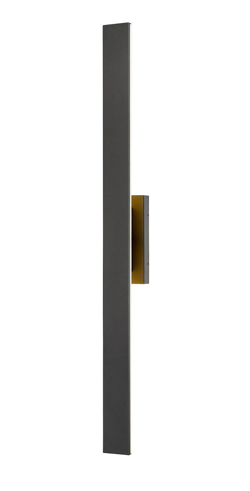 Stylet 4 Light 4.75" Outdoor Wall Light, 48" Tall in Sand Black