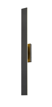 Stylet 4 Light 4.75" Outdoor Wall Light, 48" Tall in Sand Black
