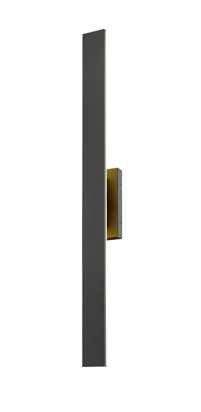 Stylet 4 Light 4.75" Outdoor Wall Light, 48" Tall in Sand Black