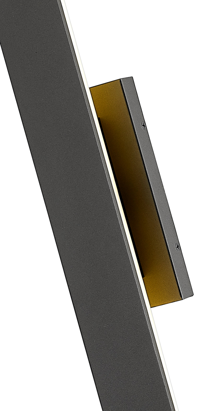 Stylet 4 Light 4.75" Outdoor Wall Light, 48" Tall in Sand Black