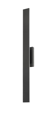 Stylet 4 Light 4.75" Outdoor Wall Light, 48" Tall in Sand Black