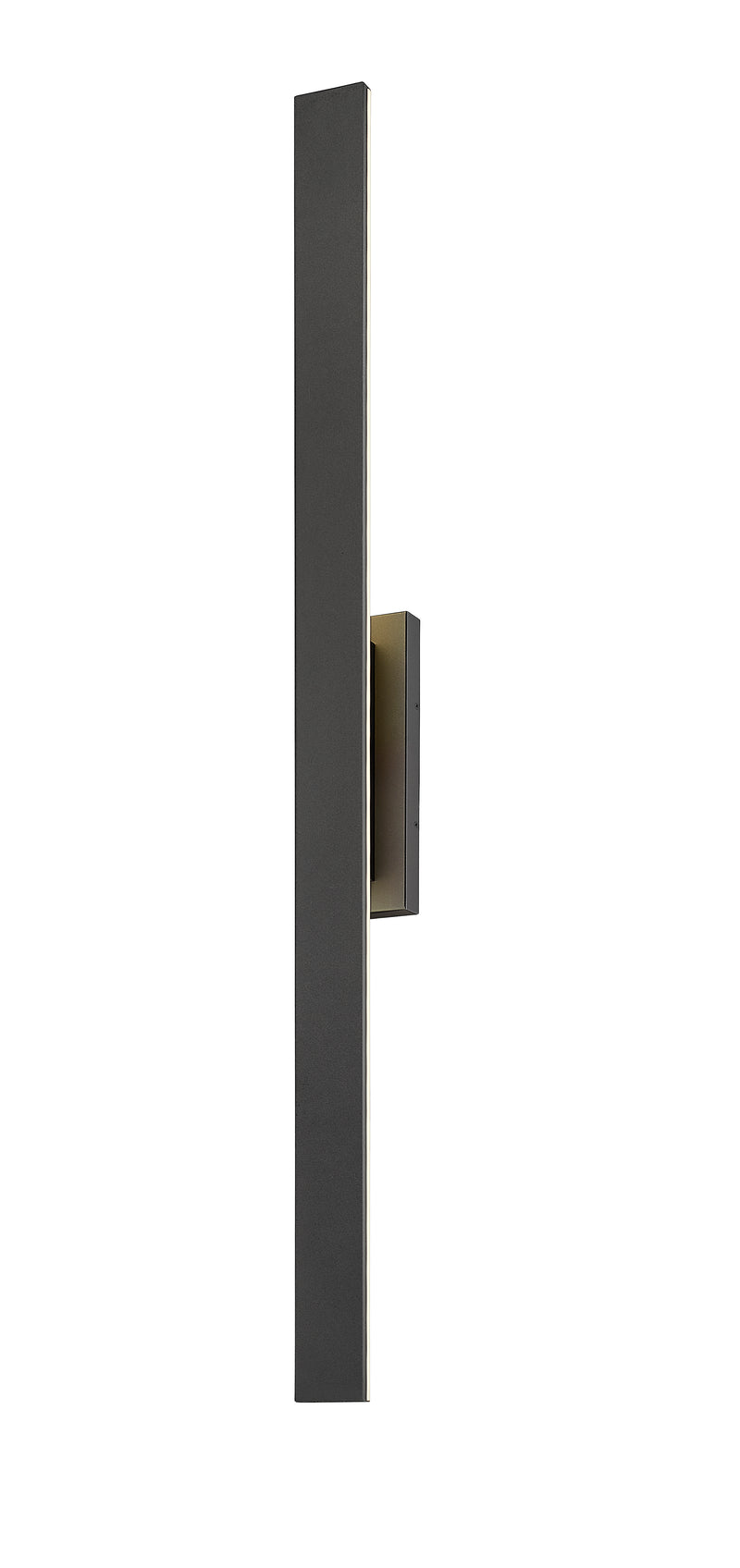Stylet 4 Light 4.75" Outdoor Wall Light, 60" Tall in Sand Black