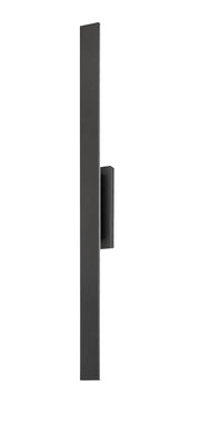Stylet 4 Light 4.75" Outdoor Wall Light, 60" Tall in Sand Black