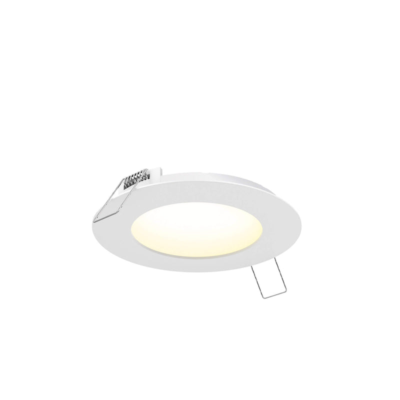 Excel 6" Round Slim Panel Recessed Light in White