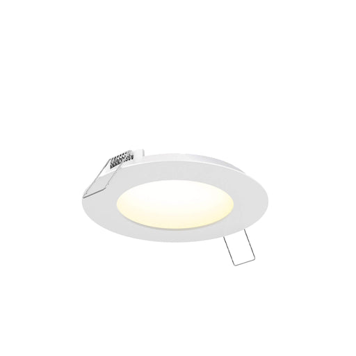 Excel 6" Round Slim Panel Recessed Light in White