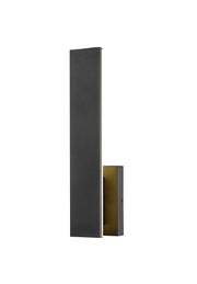 Stylet 2 Light 4.75" Outdoor Wall Light, Sand Black with White Shades, 5007 Series, 18" Tall in Sand Black