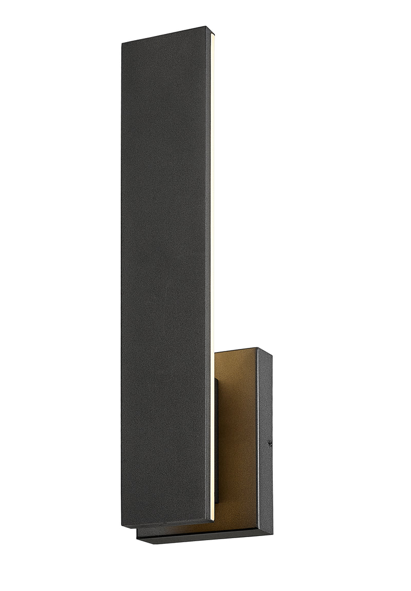 Stylet 2 Light 4.75" Outdoor Wall Light, Sand Black with White Shades, 5007 Series, 18" Tall in Sand Black