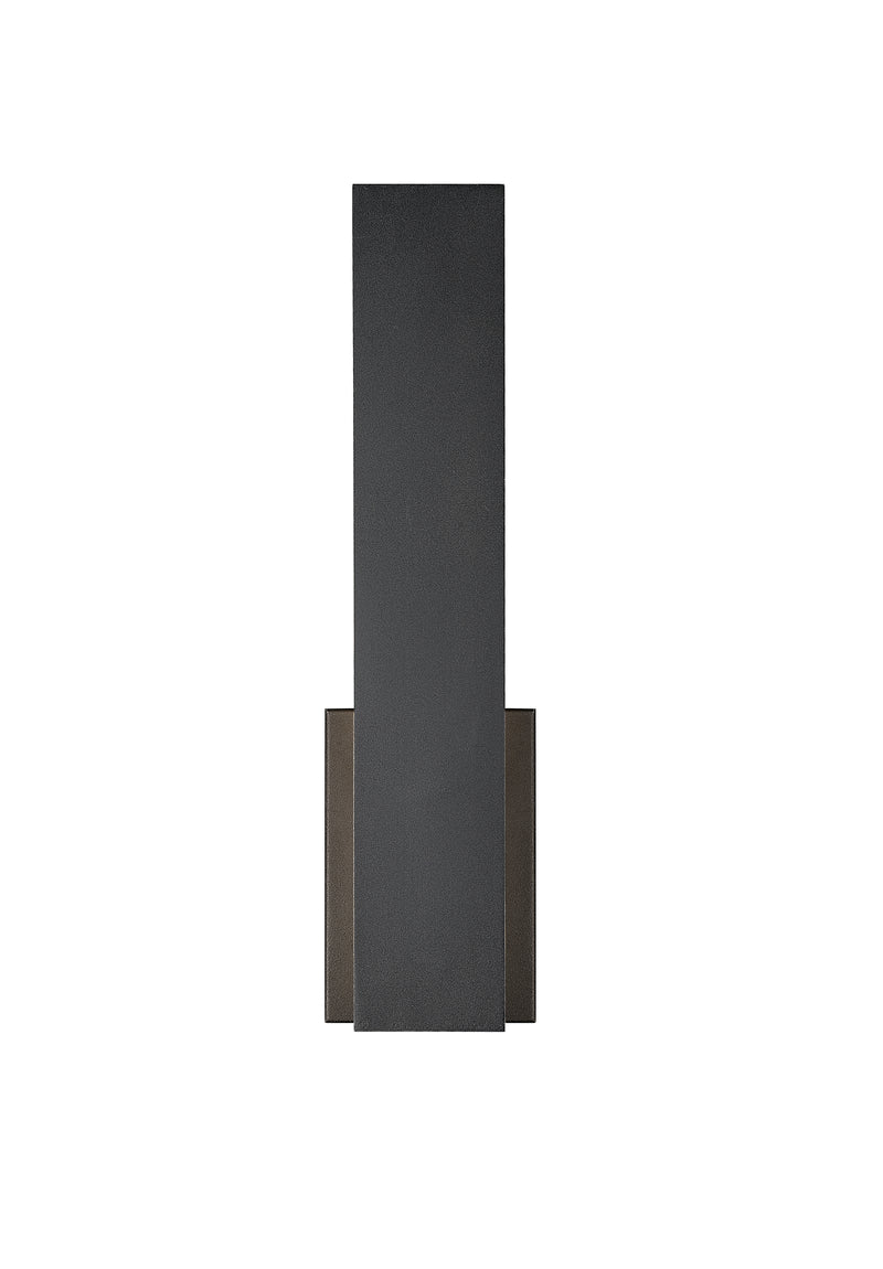 Stylet 2 Light 4.75" Outdoor Wall Light, Sand Black with White Shades, 5007 Series, 18" Tall in Sand Black
