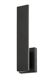 Stylet 2 Light 4.75" Outdoor Wall Light, Sand Black with White Shades, 5007 Series, 18" Tall in Sand Black